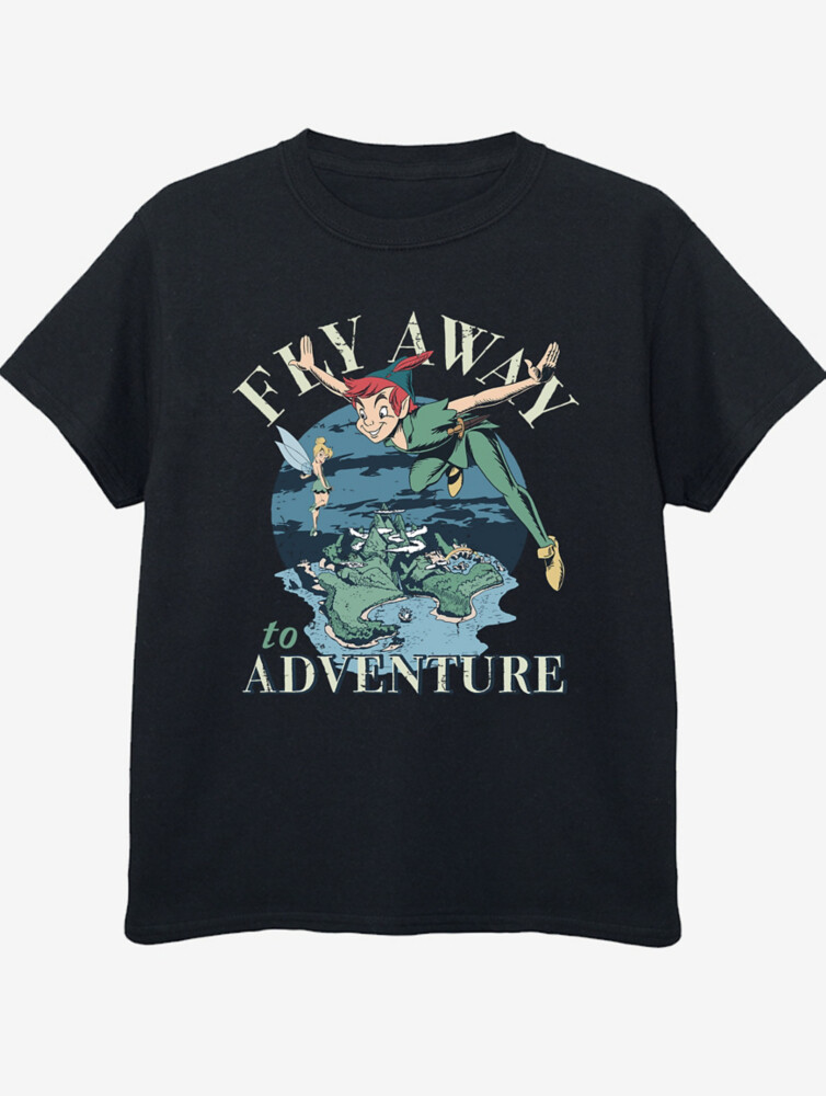 Детская черная футболка с принтом NW2 Disney Peter Pan Fly Slogan George., черный
Детская черная футболка с принтом NW2 Disney Peter Pan Fly Slogan George., черный