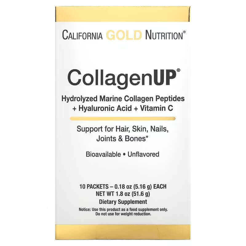 Гидролизованный коллаген с гиалуроновой кислотой и витамином С California Gold Nutrition, 10 пакетиков
Гидролизованный коллаген с гиалуроновой кислотой и витамином С California Gold Nutrition, 10 пакетиков