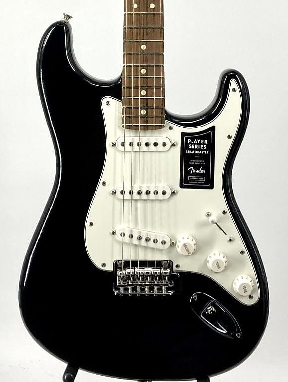 Fender Player Series Stratocaster Guitar Pau Ferro Fretboard Black Серийный номер:MX22131305
Fender Player Series Stratocaster Guitar Pau Ferro Fretboard Black Серийный номер:MX22131305