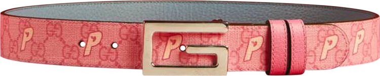 Ремень Gucci x Palace GG-P Supreme Reversible Belt With G Square Buckle Pale Pink/Pale Blue, синий
Ремень Gucci x Palace GG-P Supreme Reversible Belt With G Square Buckle Pale Pink/Pale Blue, синий