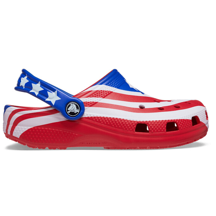 Сабо для маленьких детей Crocs Toddler Classic American Flag Clog, синий/красный/белый
Сабо для маленьких детей Crocs Toddler Classic American Flag Clog, синий/красный/белый