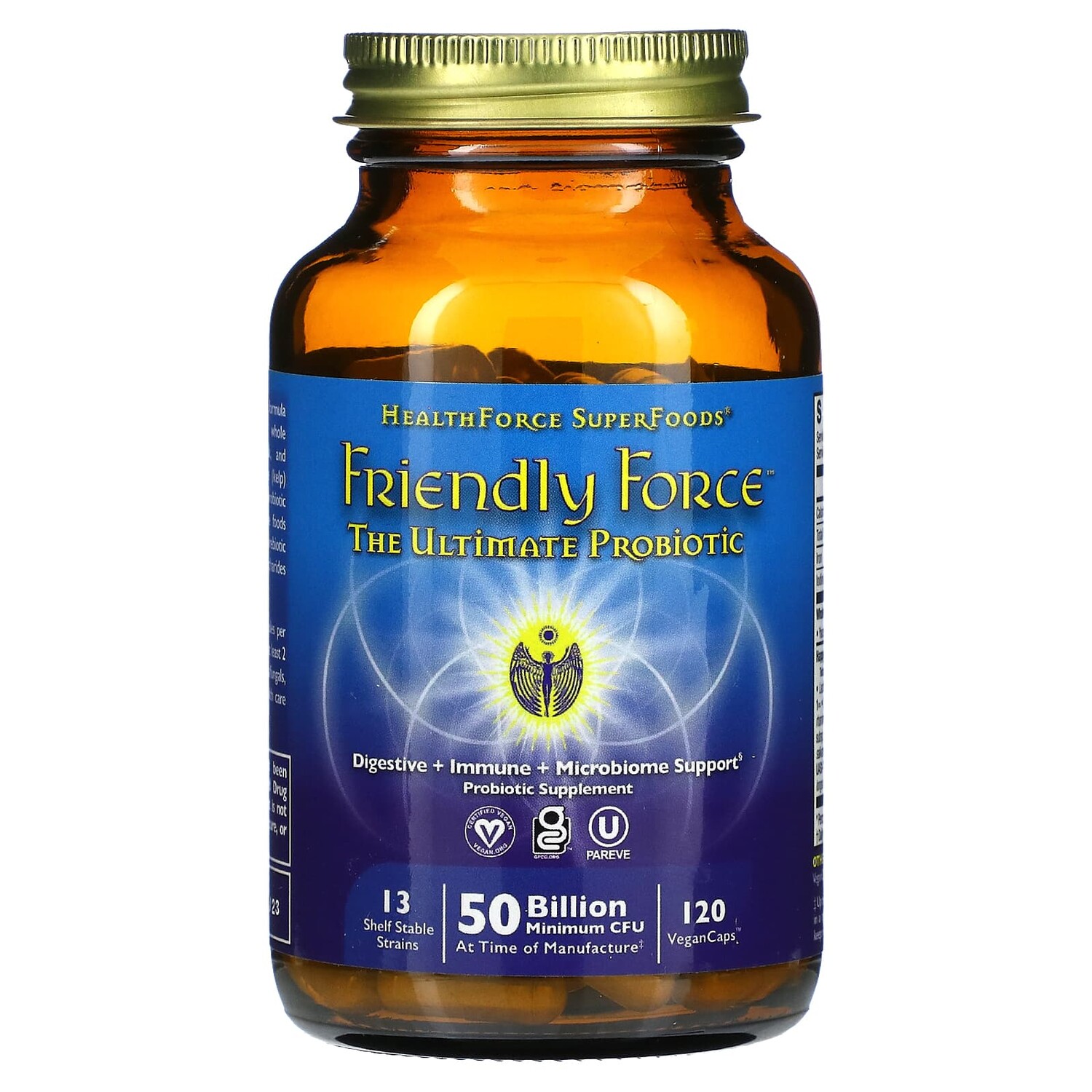 Friendly Force, лучший пробиотик, 25 млрд КОЕ, 120 веганских капсул, HealthForce Superfoods
Friendly Force, лучший пробиотик, 25 млрд КОЕ, 120 веганских капсул, HealthForce Superfoods