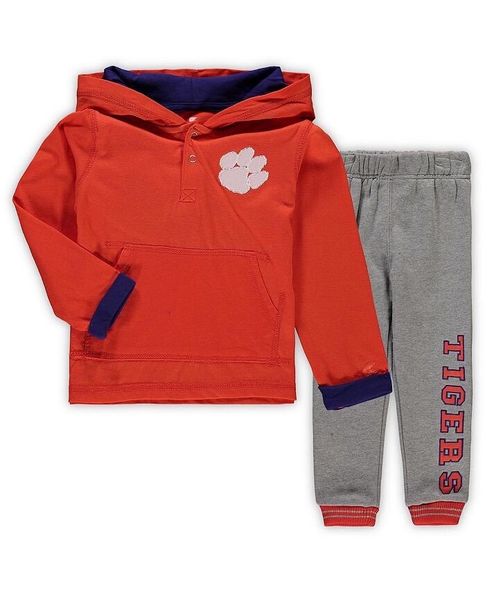 Комплект с капюшоном и спортивными штанами Clemson Tigers Poppies для мальчиков оранжевого и серого цвета для малышей Colosseum, оранжевый
Комплект с капюшоном и спортивными штанами Clemson Tigers Poppies для мальчиков оранжевого и серого цвета для малышей Colosseum, оранжевый