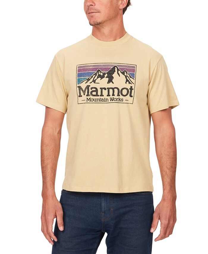 Мужская футболка с короткими рукавами и графическим логотипом Mountain Works Gradient Logo Marmot, коричневый
Мужская футболка с короткими рукавами и графическим логотипом Mountain Works Gradient Logo Marmot, коричневый
