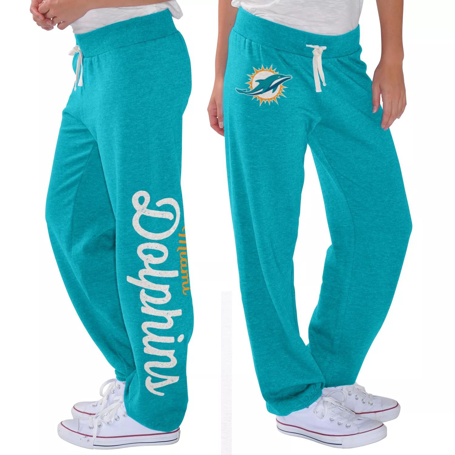 Женские флисовые брюки G-III 4Her от Carl Banks Aqua Miami Dolphins Scrimmage G-III
Женские флисовые брюки G-III 4Her от Carl Banks Aqua Miami Dolphins Scrimmage G-III