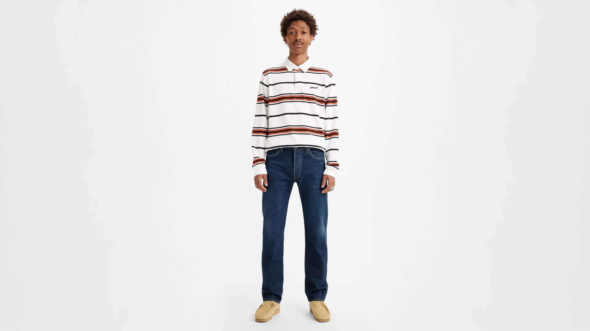 501 мужские джинсы оригинального кроя Levi's, цвет Fresh Clean - Dark Wash - Stretch
501 мужские джинсы оригинального кроя Levi's, цвет Fresh Clean - Dark Wash - Stretch