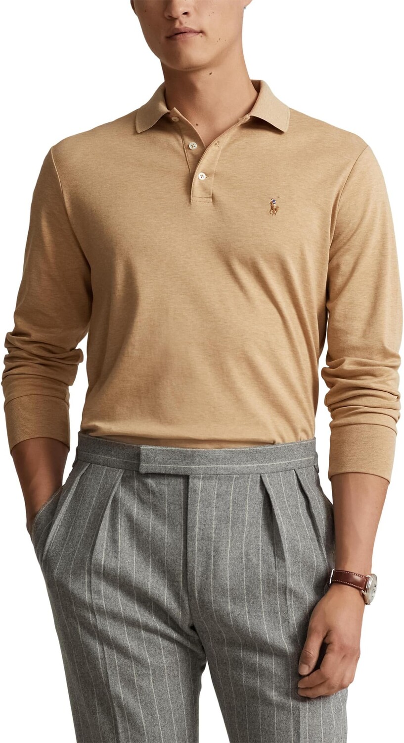 Рубашка-поло Classic Fit Soft Cotton Polo Polo Ralph Lauren, цвет Classic Camel Heather
Рубашка-поло Classic Fit Soft Cotton Polo Polo Ralph Lauren, цвет Classic Camel Heather