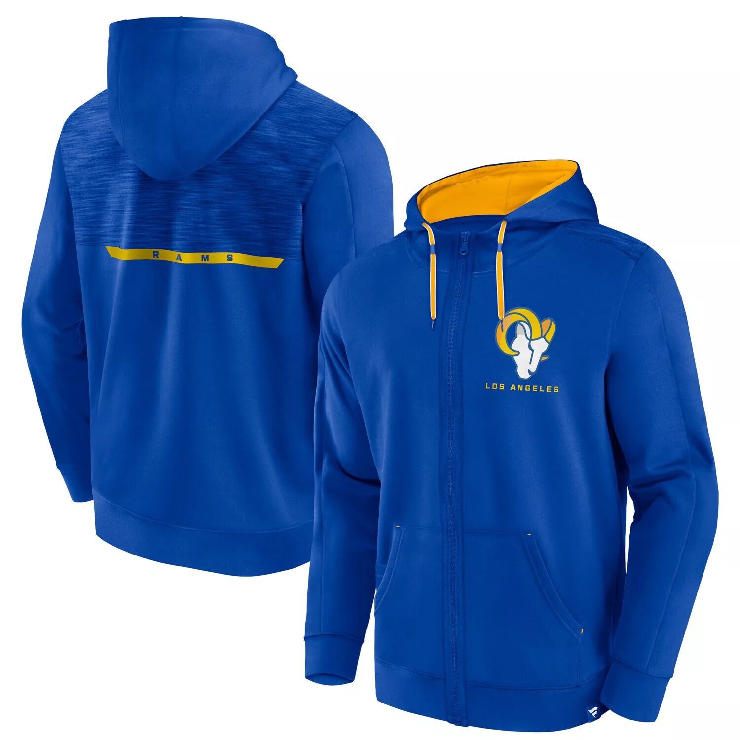 Мужская фирменная толстовка с молнией во всю длину Royal Los Angeles Rams Defender Evo Fanatics
Мужская фирменная толстовка с молнией во всю длину Royal Los Angeles Rams Defender Evo Fanatics
