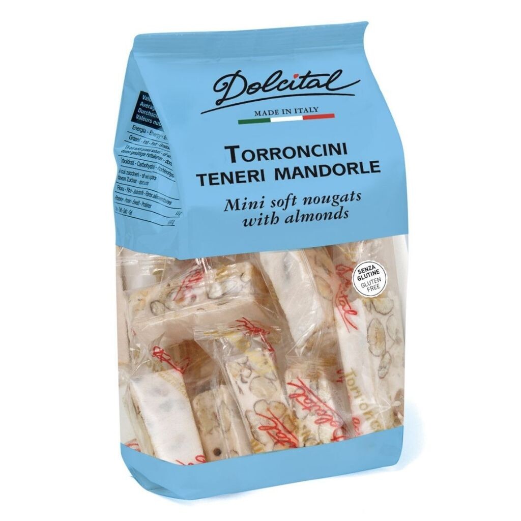 Torroncini с миндалем, мягкие, Torroncini Teneri Mini Mandorle, 130г, белая нуга, Dolcital Dolcital Srl
Torroncini с миндалем, мягкие, Torroncini Teneri Mini Mandorle, 130г, белая нуга, Dolcital Dolcital Srl