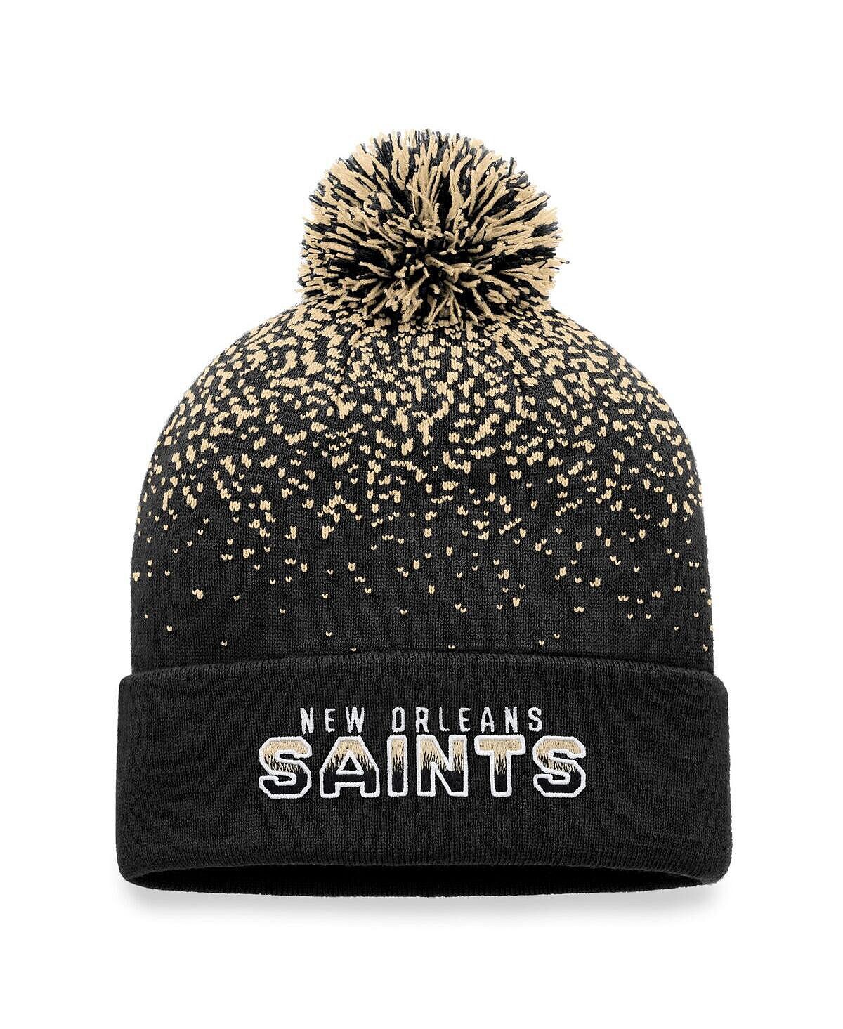 Мужская фирменная черная вязаная шапка New Orleans Saints Iconic с градиентными манжетами и помпоном Fanatics
Мужская фирменная черная вязаная шапка New Orleans Saints Iconic с градиентными манжетами и помпоном Fanatics