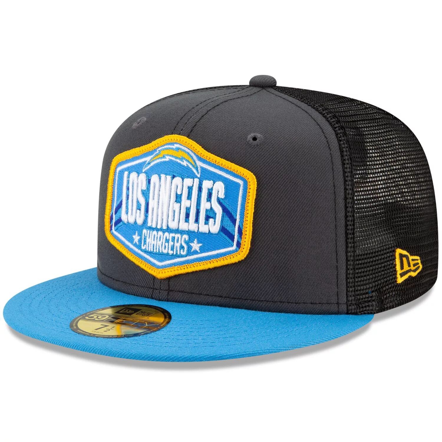 Мужская облегающая шляпа New Era Graphite/Powder Blue Los Angeles Chargers 2021 NFL Draft On-Stage 59FIFTY
Мужская облегающая шляпа New Era Graphite/Powder Blue Los Angeles Chargers 2021 NFL Draft On-Stage 59FIFTY