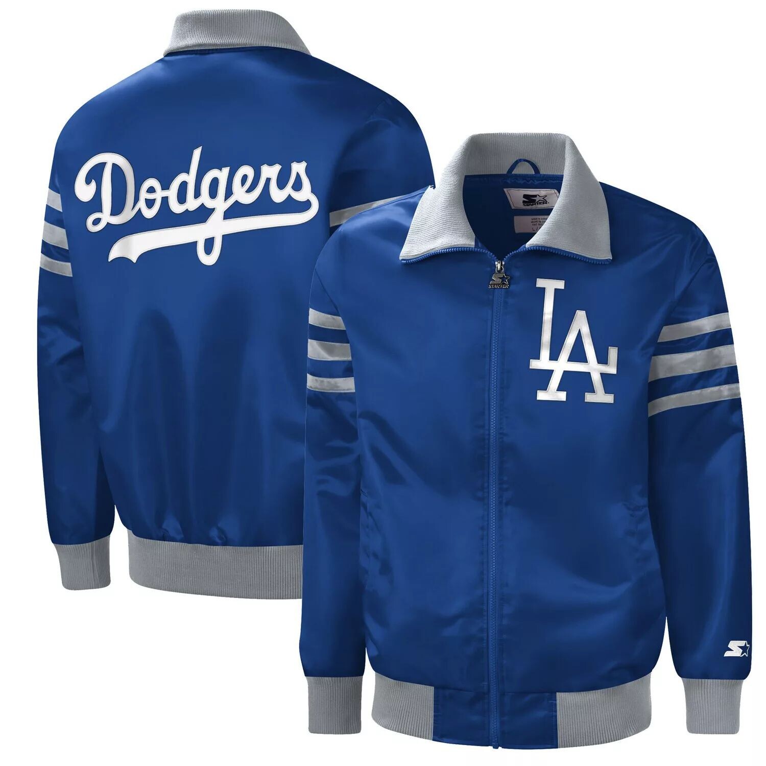 Мужская университетская куртка с молнией во всю длину Royal Los Angeles Dodgers The Captain III Starter
Мужская университетская куртка с молнией во всю длину Royal Los Angeles Dodgers The Captain III Starter