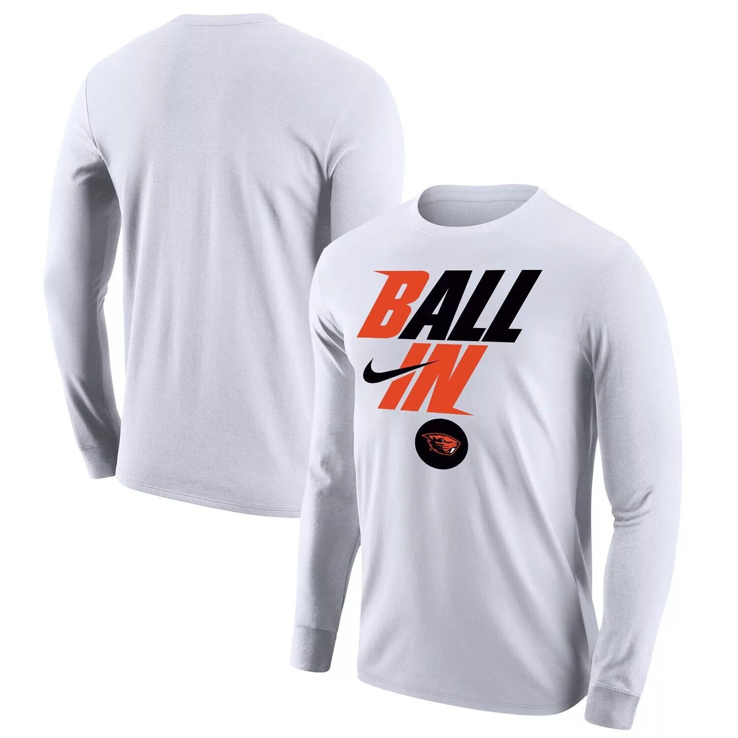 Мужская белая футболка с длинным рукавом Oregon State Beavers Legend Bench Nike, Белый
Мужская белая футболка с длинным рукавом Oregon State Beavers Legend Bench Nike, Белый