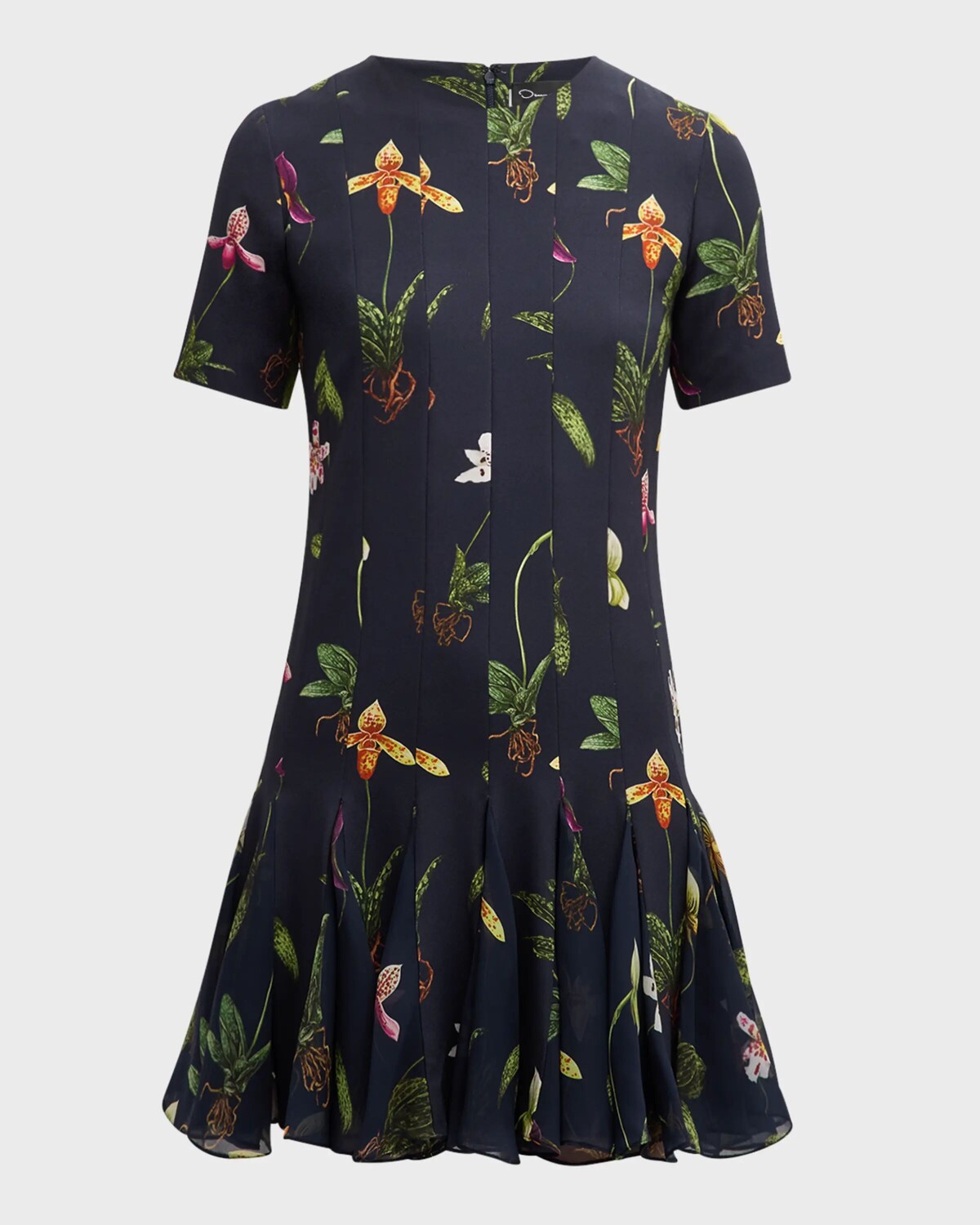 Мини-платье Orchids из кади с шифоновой вставкой Oscar De La Renta, цвет Navy Multi
Мини-платье Orchids из кади с шифоновой вставкой Oscar De La Renta, цвет Navy Multi