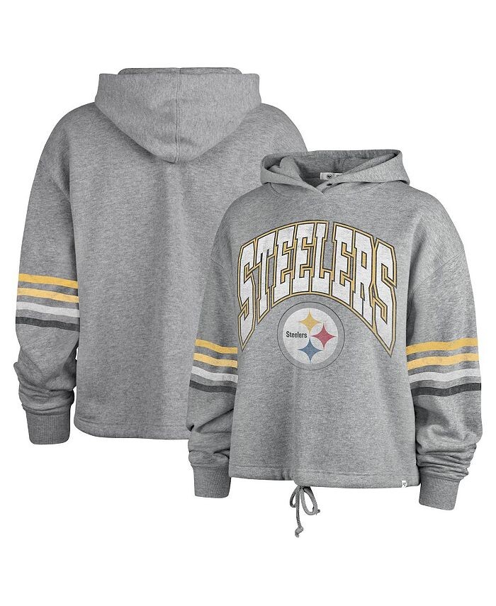 Женский пуловер с капюшоном цвета Хизер Серый Pittsburgh Steelers Upland Bennett '47 Brand, серый
Женский пуловер с капюшоном цвета Хизер Серый Pittsburgh Steelers Upland Bennett '47 Brand, серый