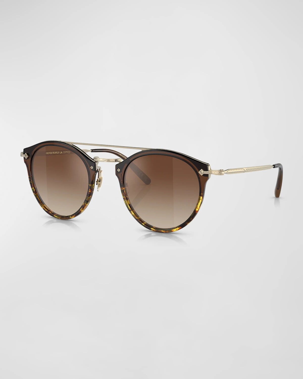 Солнцезащитные очки-авиаторы Remick Filigree из ацетата и металла Oliver Peoples, цвет Dk Tort
Солнцезащитные очки-авиаторы Remick Filigree из ацетата и металла Oliver Peoples, цвет Dk Tort