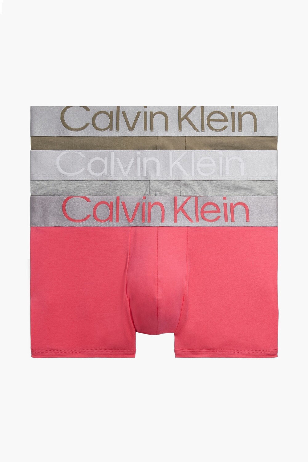 Комплект из 3 пар хлопковых боксеров стального и розового цвета Calvin Klein, розовый
Комплект из 3 пар хлопковых боксеров стального и розового цвета Calvin Klein, розовый
