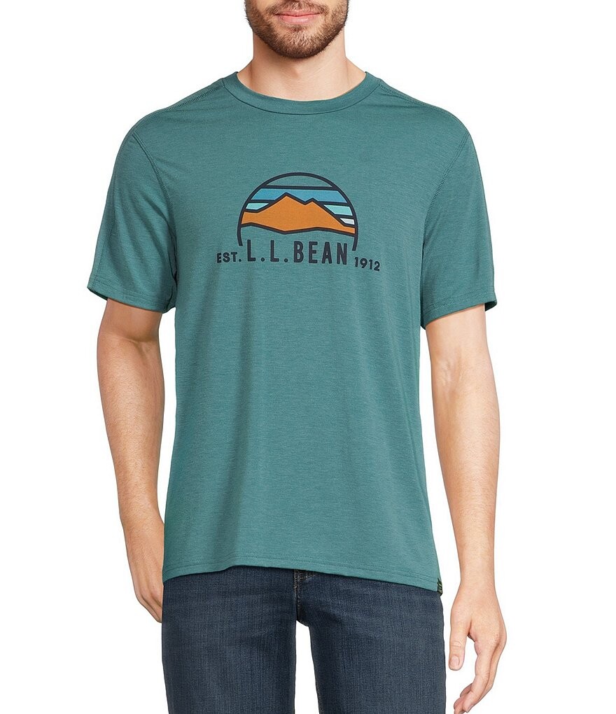 L.L.Bean Performance Эластичная футболка SunSmart на каждый день с графическим рисунком на груди и короткими рукавами, синий
L.L.Bean Performance Эластичная футболка SunSmart на каждый день с графическим рисунком на груди и короткими рукавами, синий