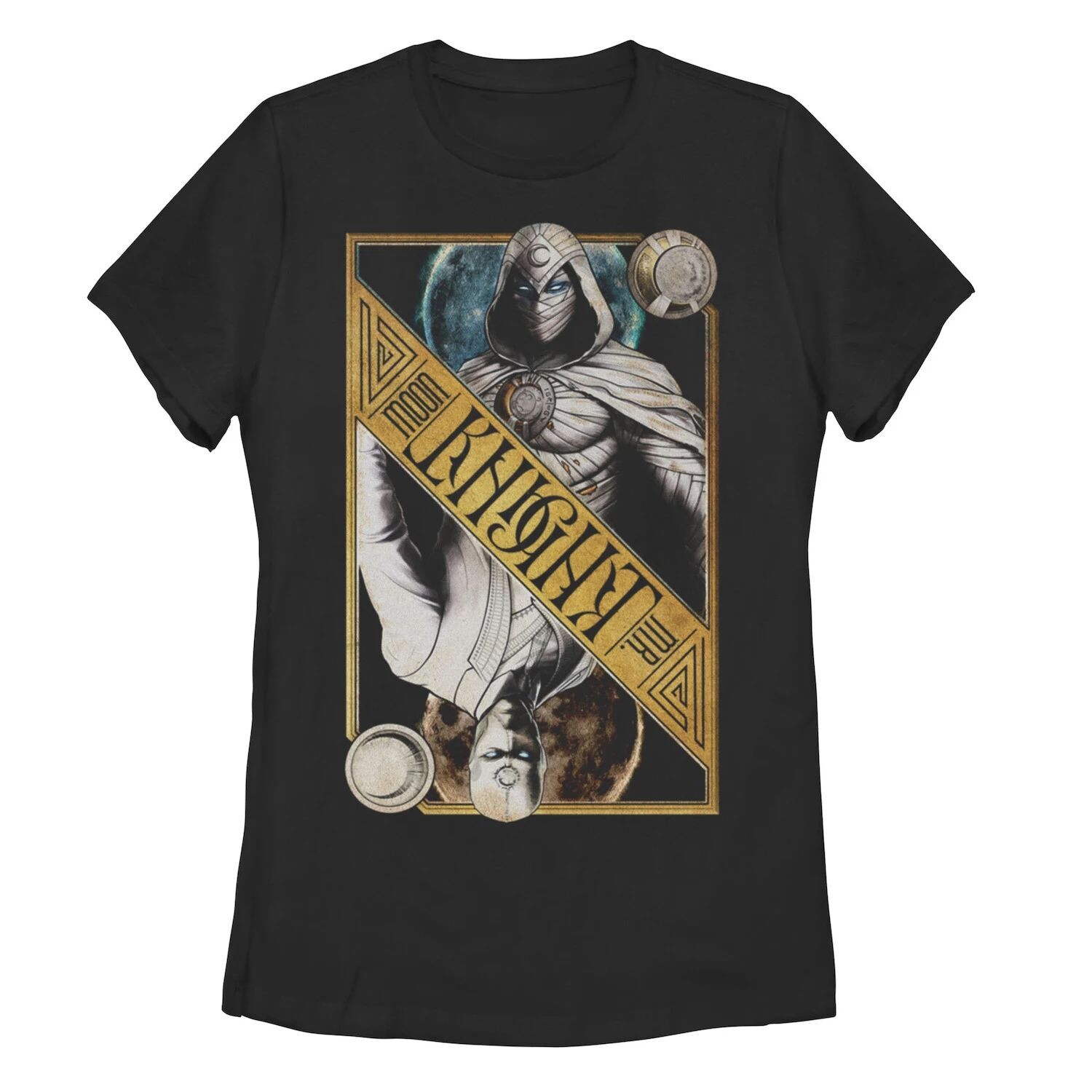 Детская футболка с графическим изображением Marvel Moon Knight и двумя карточками Licensed Character
Детская футболка с графическим изображением Marvel Moon Knight и двумя карточками Licensed Character