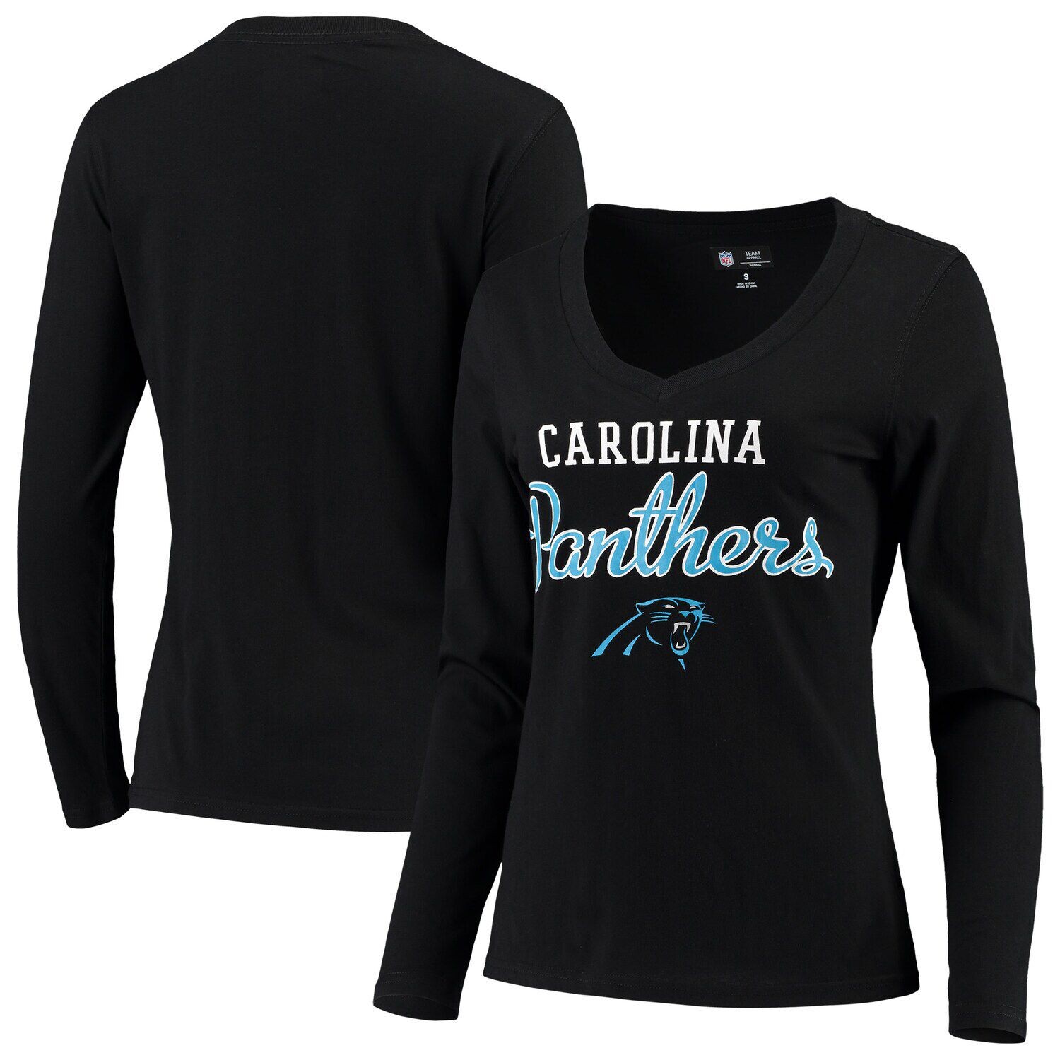 Женская футболка G-III 4Her by Carl Banks Black Carolina Panthers Post Season с длинными рукавами и v-образным вырезом G-III
Женская футболка G-III 4Her by Carl Banks Black Carolina Panthers Post Season с длинными рукавами и v-образным вырезом G-III