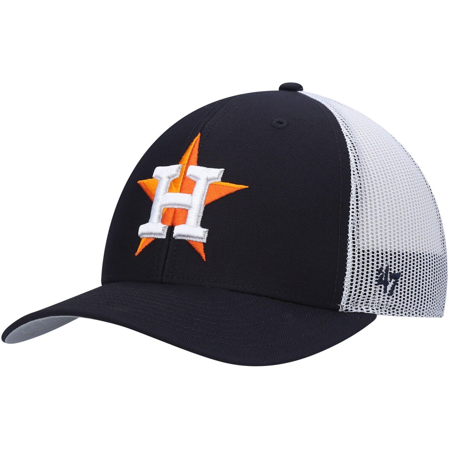 Мужская темно-синяя/белая кепка с логотипом Houston Astros Primary Logo '47 Trucker Snapback
Мужская темно-синяя/белая кепка с логотипом Houston Astros Primary Logo '47 Trucker Snapback
