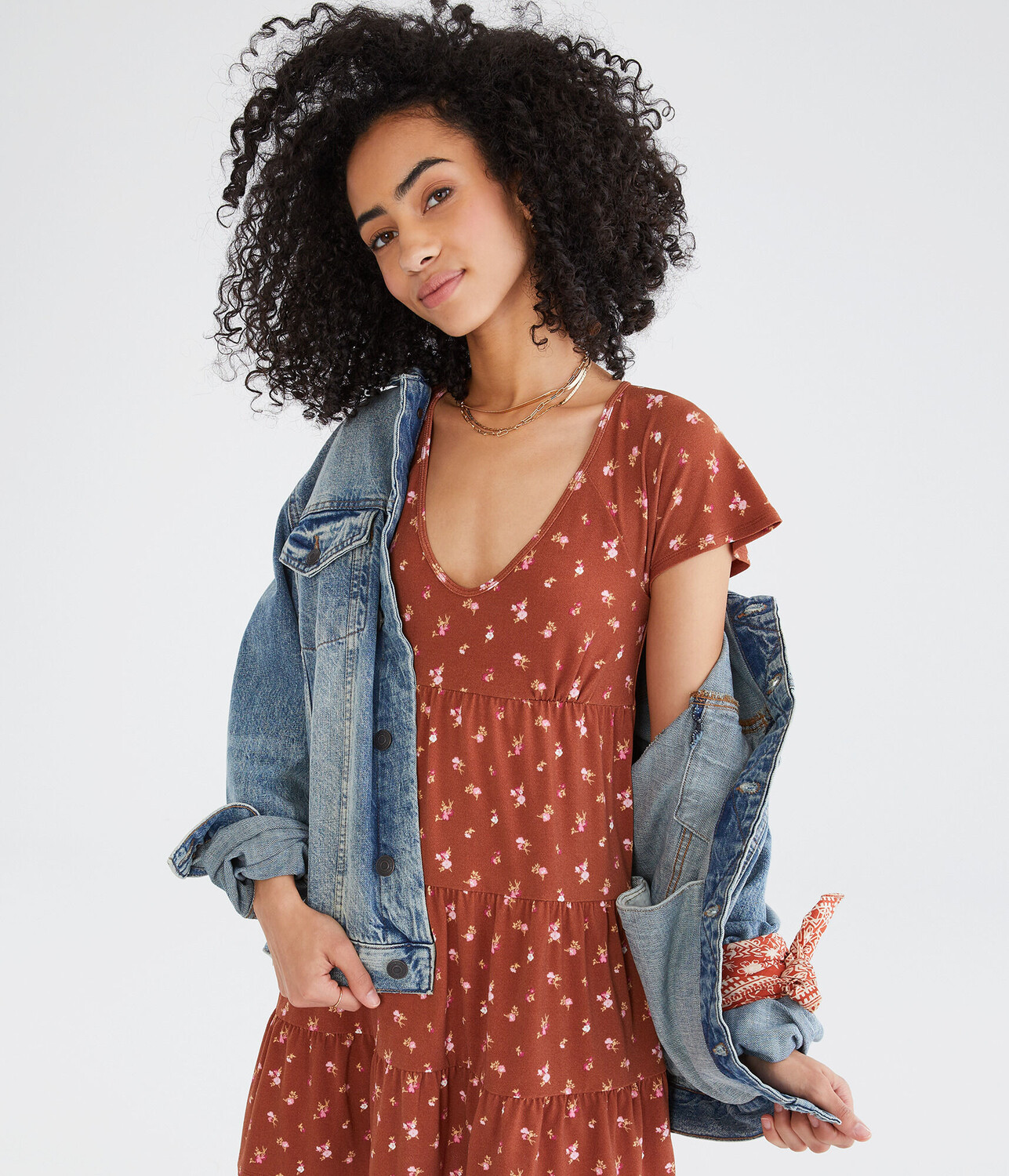 Платье Babydoll с цветочным принтом и V-образным вырезом Aeropostale, бежевый
Платье Babydoll с цветочным принтом и V-образным вырезом Aeropostale, бежевый