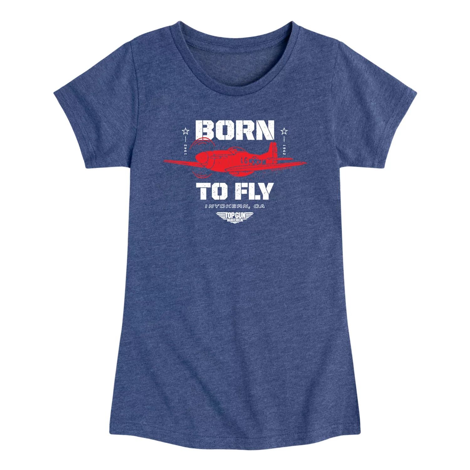 Футболка с рисунком Top Gun Maverick для девочек 7–16 лет "Born To Fly" Licensed Character, синий
Футболка с рисунком Top Gun Maverick для девочек 7–16 лет "Born To Fly" Licensed Character, синий
