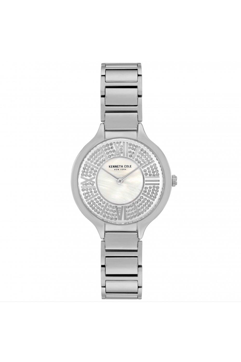 Классические серебряные модные аналоговые кварцевые часы - Kc51054001 Kenneth Cole, белый
Классические серебряные модные аналоговые кварцевые часы - Kc51054001 Kenneth Cole, белый