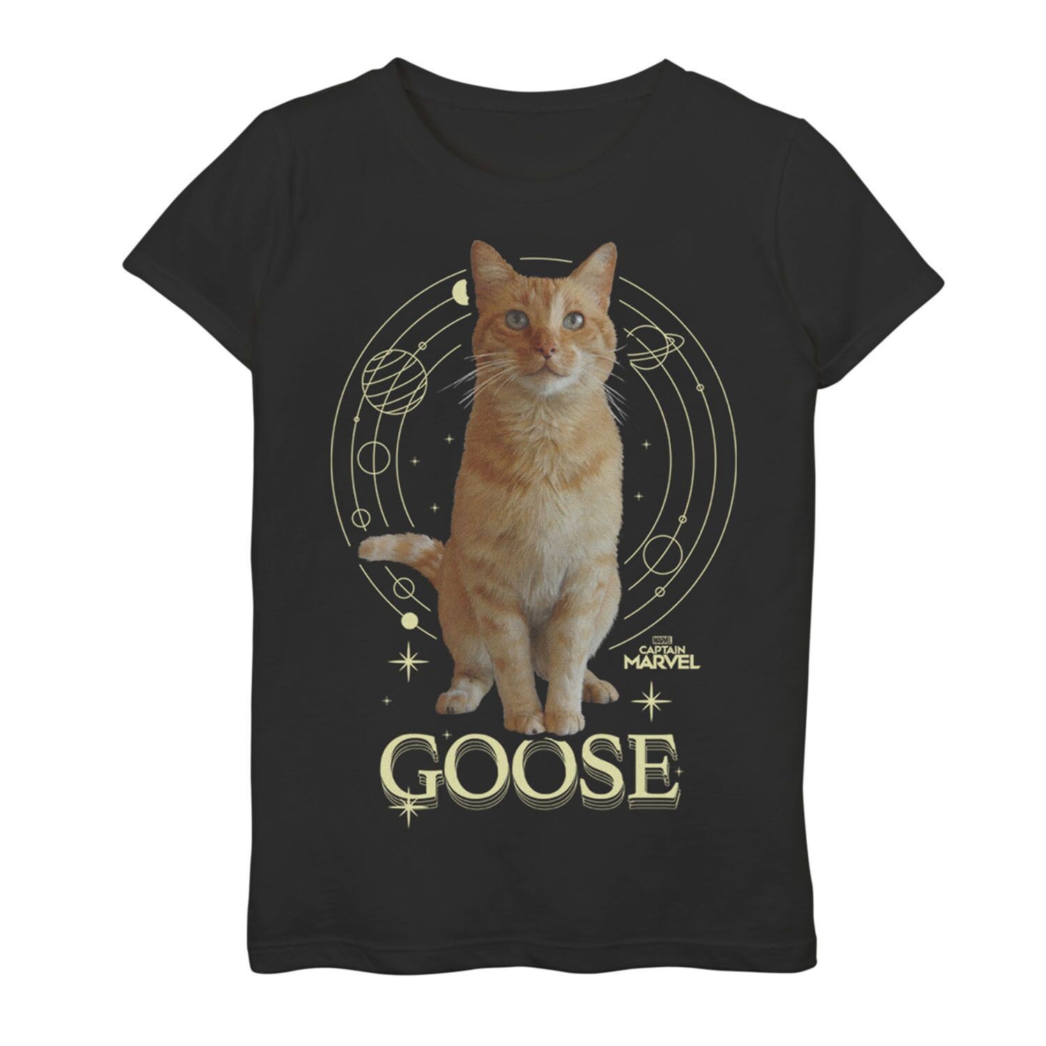 Футболка с космическим портретом Marvel Captain Marvel Goose для девочек 7–16 лет Licensed Character
Футболка с космическим портретом Marvel Captain Marvel Goose для девочек 7–16 лет Licensed Character
