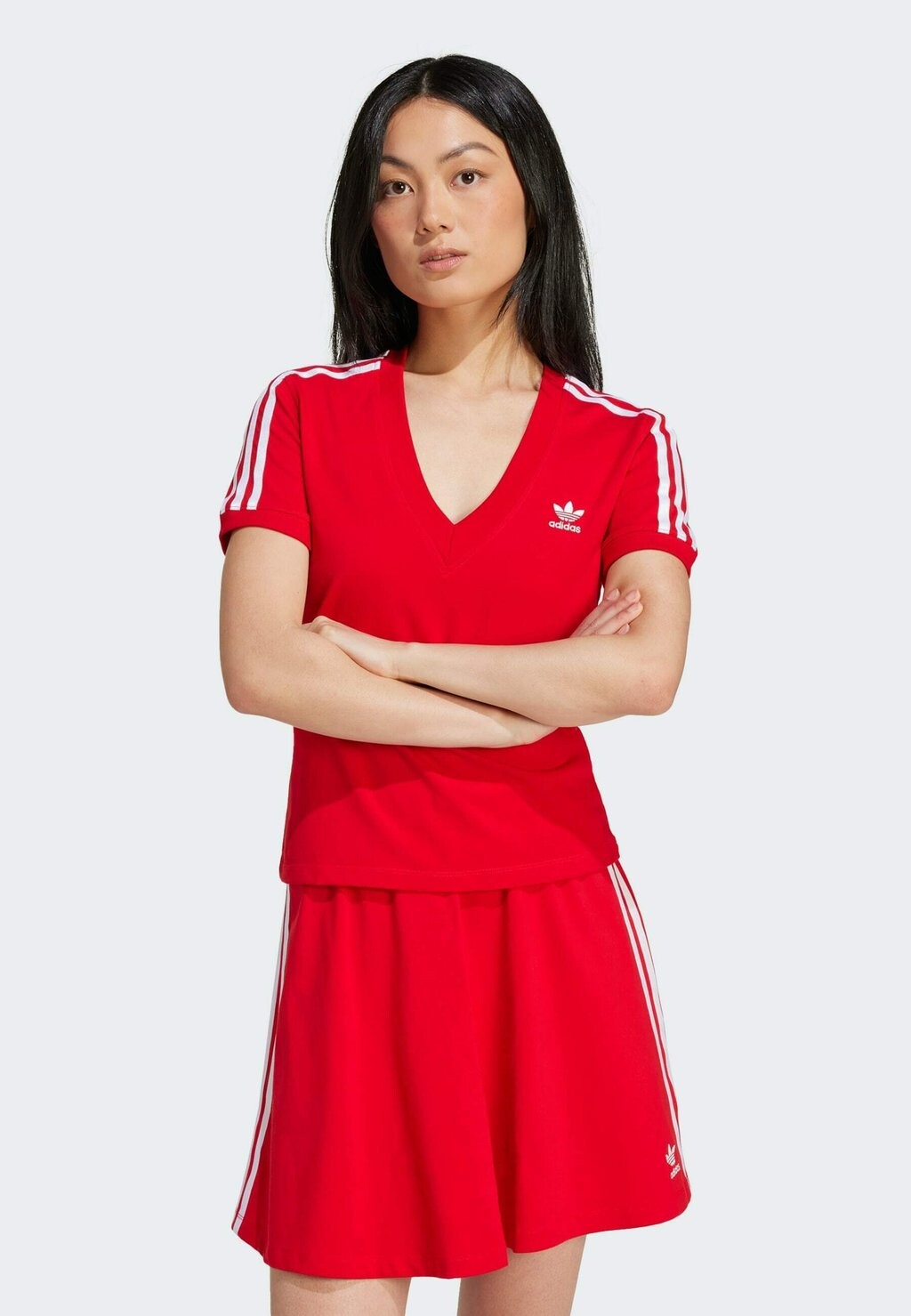 Футболка с принтом 3-Полоски С V-Образным Вырезом adidas Originals, цвет better scarlet
Футболка с принтом 3-Полоски С V-Образным Вырезом adidas Originals, цвет better scarlet