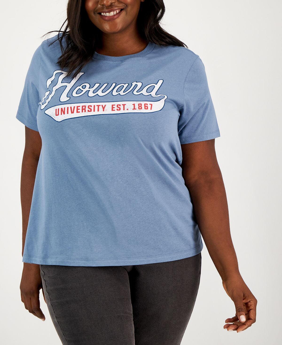 Модная футболка больших размеров с короткими рукавами Howard University Grayson Threads Black, серый
Модная футболка больших размеров с короткими рукавами Howard University Grayson Threads Black, серый