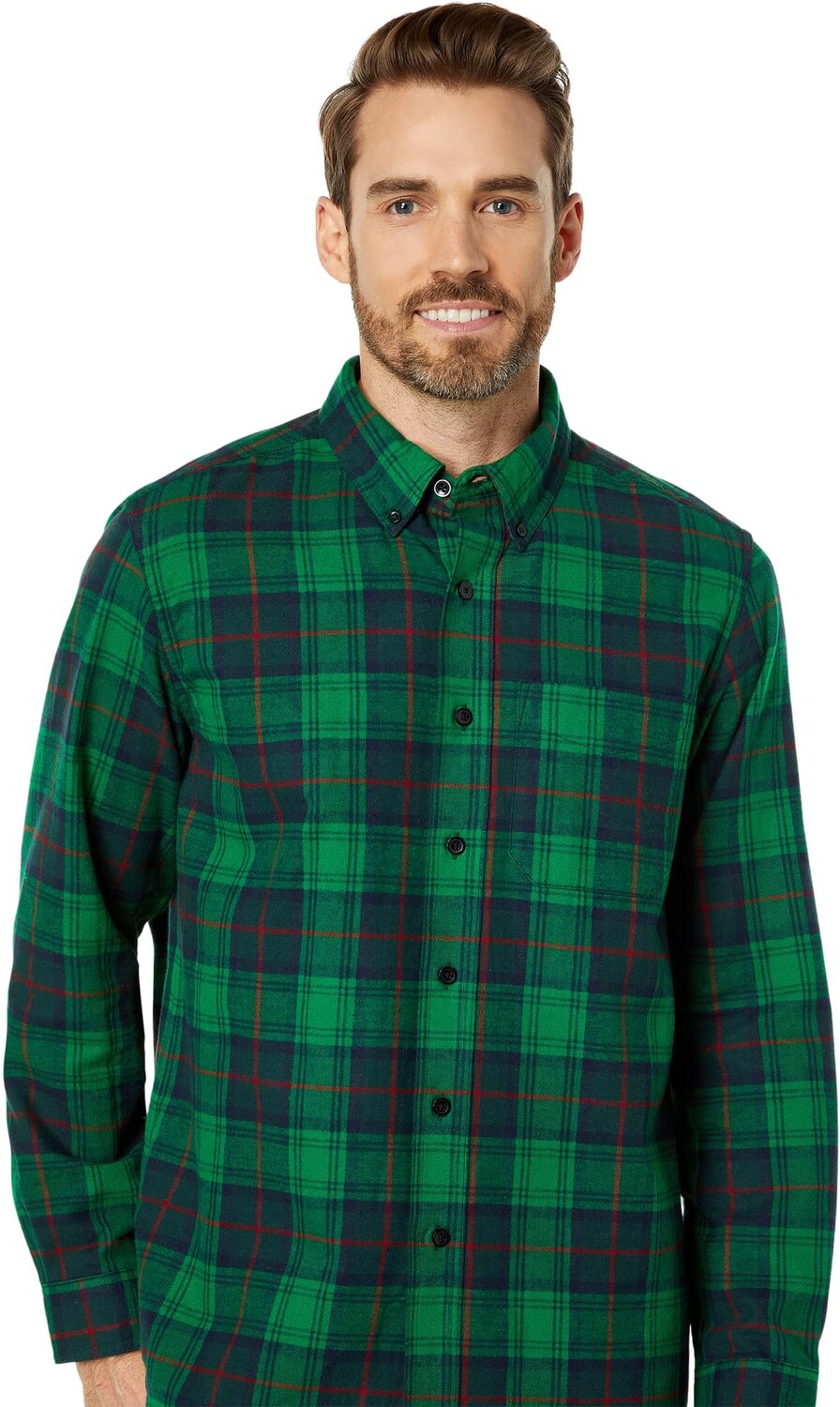 Рубашка традиционного кроя из шотландской клетчатой фланели L.L.Bean, цвет Cranston
Рубашка традиционного кроя из шотландской клетчатой фланели L.L.Bean, цвет Cranston