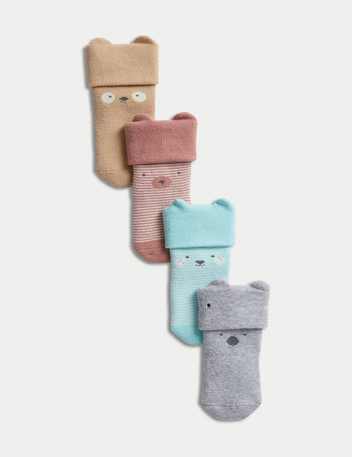 Детские носки с изображением животных из хлопка (0–3 лет), 4 шт. Marks & Spencer, мульти
Детские носки с изображением животных из хлопка (0–3 лет), 4 шт. Marks & Spencer, мульти