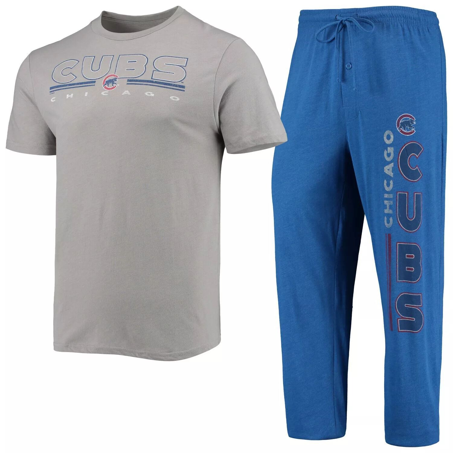Мужской комплект для сна с футболкой и брюками Concepts Sport Royal/серый Chicago Cubs Meter
Мужской комплект для сна с футболкой и брюками Concepts Sport Royal/серый Chicago Cubs Meter