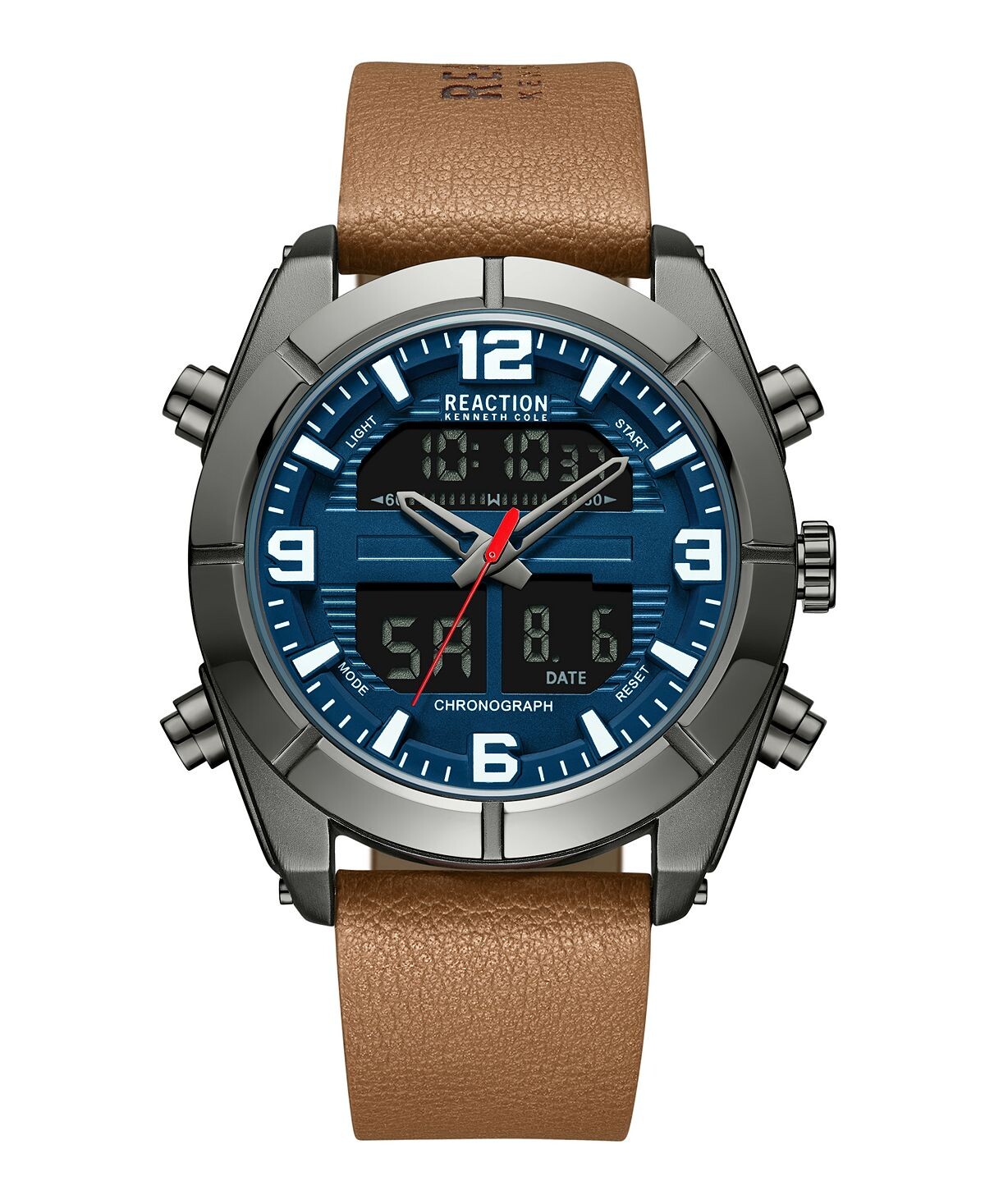 Мужские часы Ana-digi Tan с ремешком из синтетической кожи, 46 мм Kenneth Cole Reaction
Мужские часы Ana-digi Tan с ремешком из синтетической кожи, 46 мм Kenneth Cole Reaction