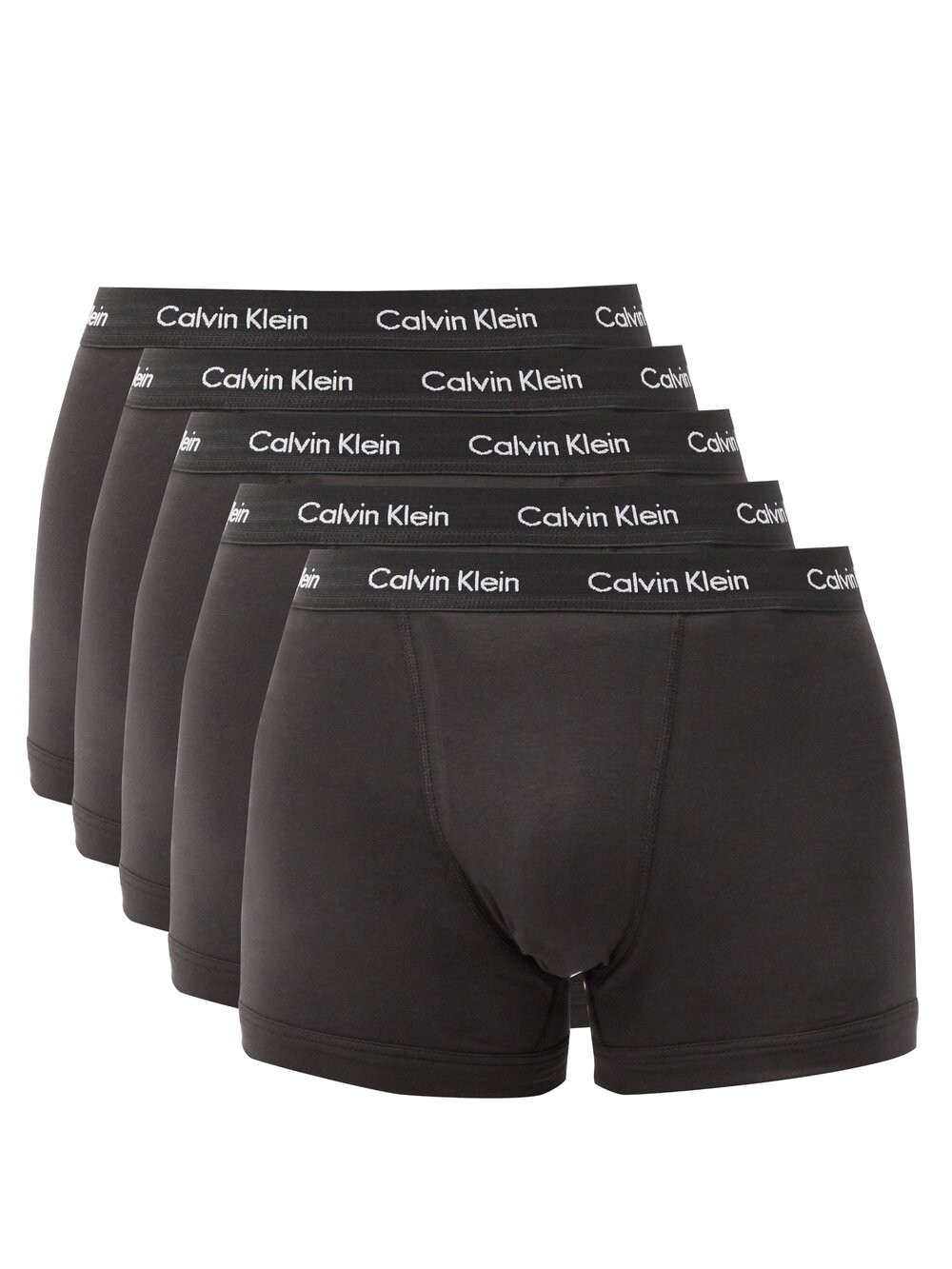Комплект из пяти трусов-боксеров из смесового хлопка. Calvin Klein Underwear, черный
Комплект из пяти трусов-боксеров из смесового хлопка. Calvin Klein Underwear, черный