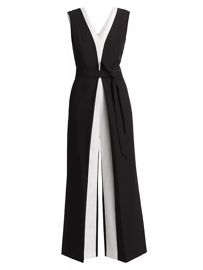 Комбинезон без рукавов Ellis с V-образным вырезом и цветными блоками Elie Tahari, цвет noir sky white
Комбинезон без рукавов Ellis с V-образным вырезом и цветными блоками Elie Tahari, цвет noir sky white