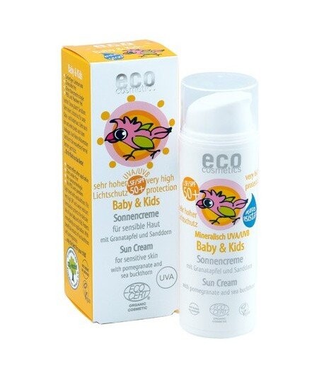 Веганский солнцезащитный крем с SPF 50+ для детей и младенцев, 50 мл Eco Cosmetics
Веганский солнцезащитный крем с SPF 50+ для детей и младенцев, 50 мл Eco Cosmetics