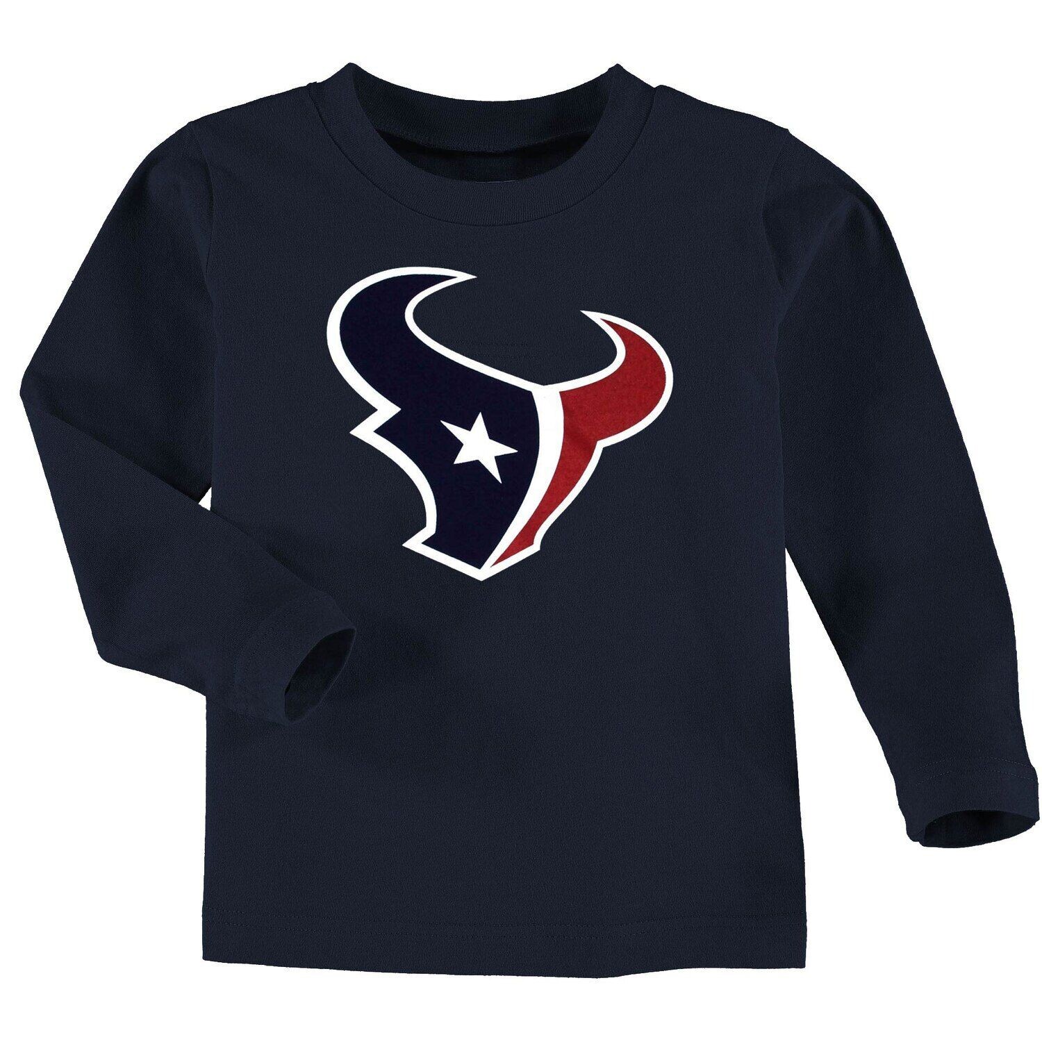 Футболка с длинным рукавом и логотипом команды Houston Texans Toddler Team — темно-синий Outerstuff
Футболка с длинным рукавом и логотипом команды Houston Texans Toddler Team — темно-синий Outerstuff