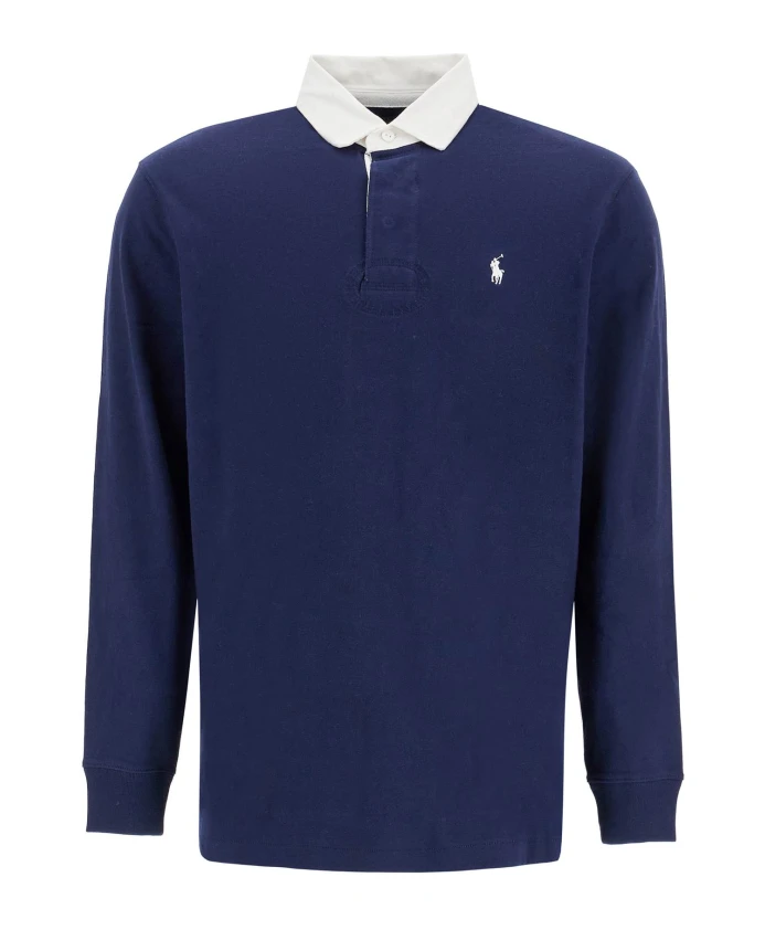 Классическая рубашка поло с длинными рукавами в стиле регби. Polo Ralph Lauren, синий
Классическая рубашка поло с длинными рукавами в стиле регби. Polo Ralph Lauren, синий
