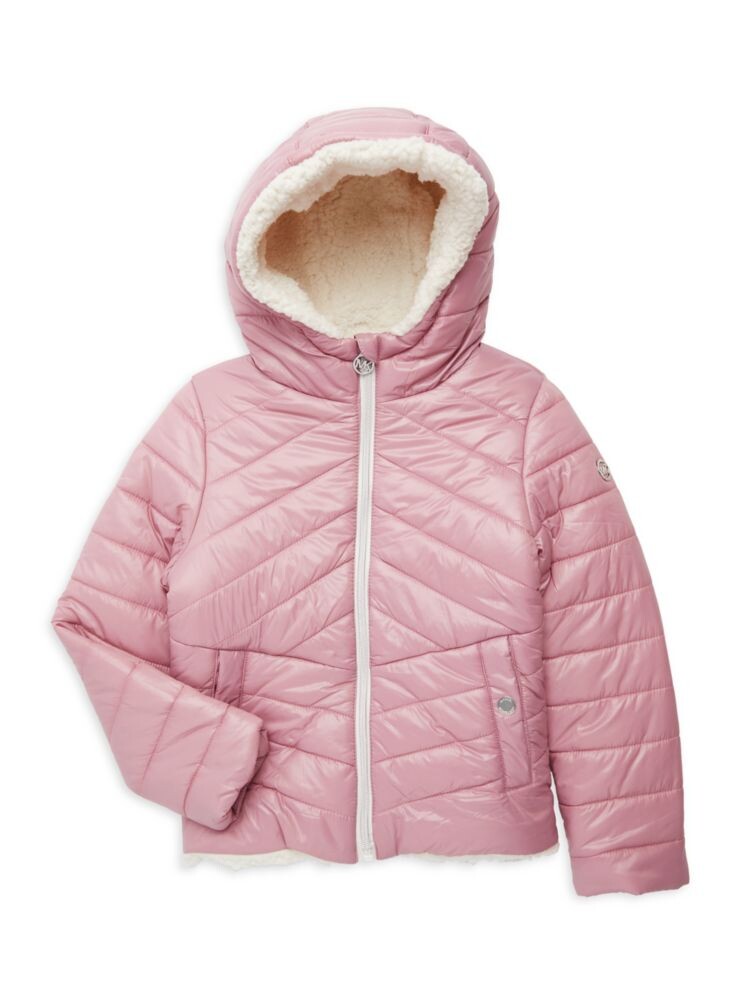 Пуховик из искусственного меха для девочек Michael Michael Kors, цвет Royal Pink
Пуховик из искусственного меха для девочек Michael Michael Kors, цвет Royal Pink