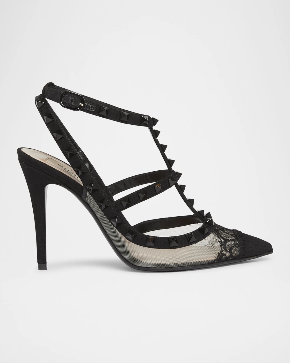 Туфли Rockstud с кружевными Т-образными ремешками Valentino Garavani, цвет Nero
Туфли Rockstud с кружевными Т-образными ремешками Valentino Garavani, цвет Nero