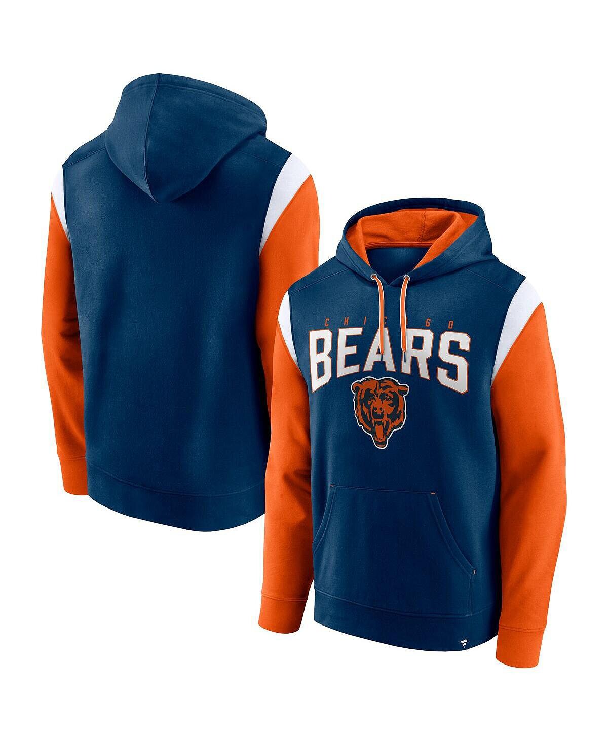 Мужской темно-синий пуловер с капюшоном с логотипом Chicago Bears Trench Battle Fanatics
Мужской темно-синий пуловер с капюшоном с логотипом Chicago Bears Trench Battle Fanatics