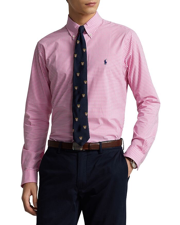 Рубашка классического кроя из эластичного поплина в мелкую клетку Polo Ralph Lauren
Рубашка классического кроя из эластичного поплина в мелкую клетку Polo Ralph Lauren