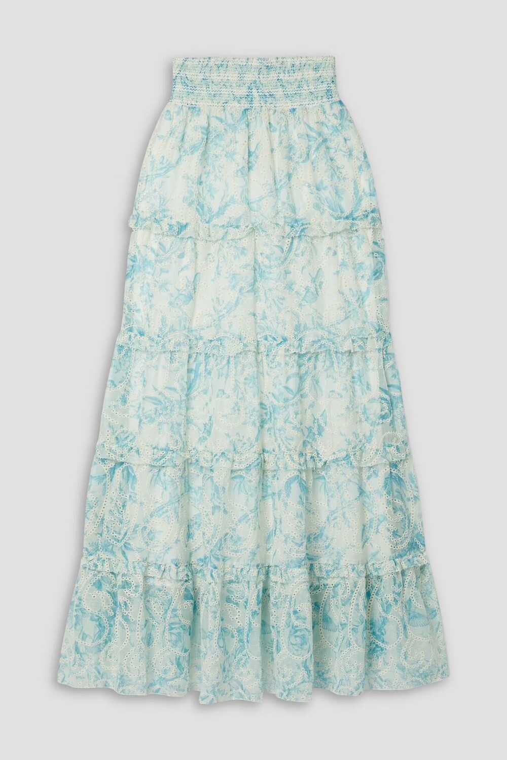 Ярусная юбка макси из английской вуали Aisha с принтом Alice + Olivia, голубое небо
Ярусная юбка макси из английской вуали Aisha с принтом Alice + Olivia, голубое небо
