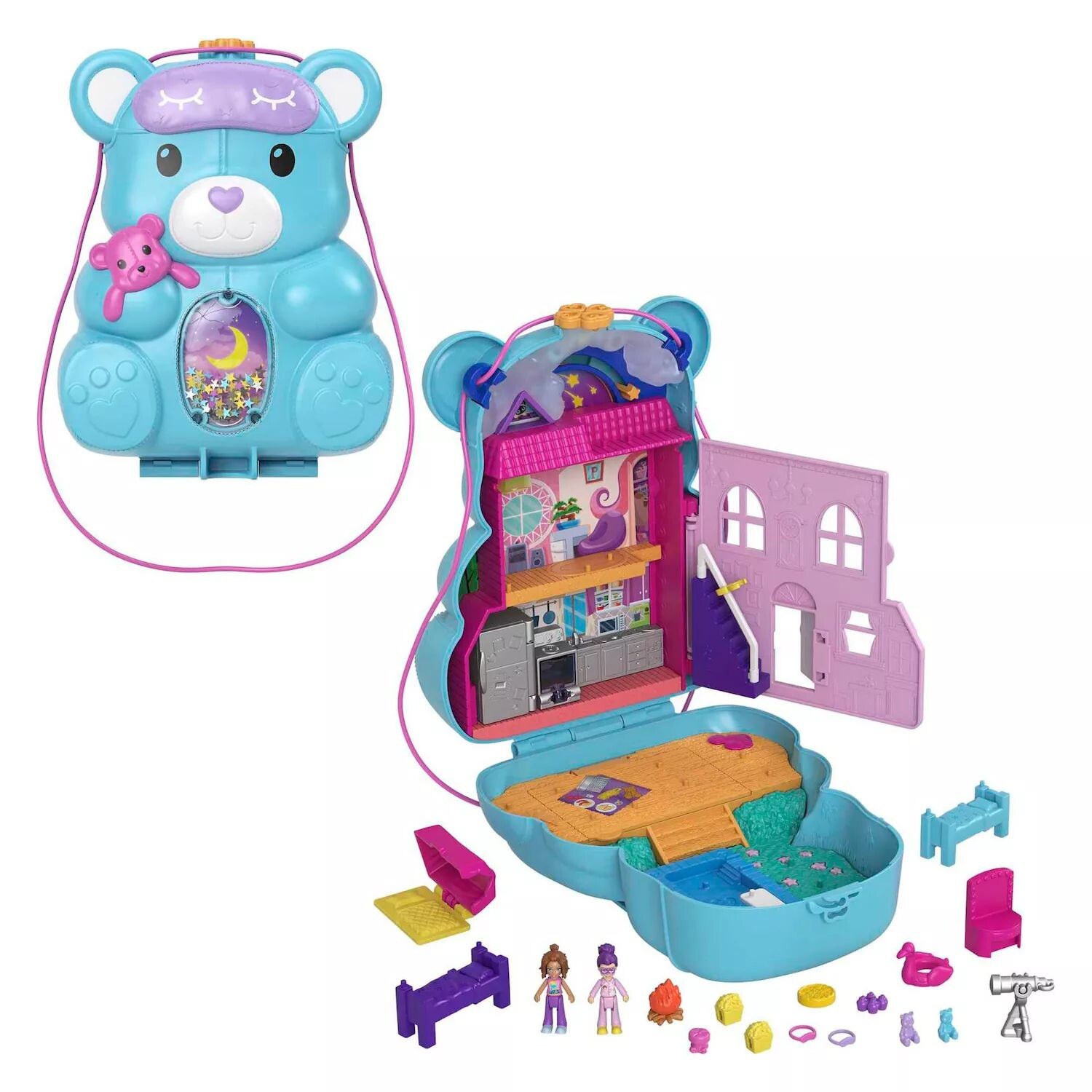 Компактный игровой набор с блестящим кошельком Polly Pocket Teddy Bear Polly Pocket
Компактный игровой набор с блестящим кошельком Polly Pocket Teddy Bear Polly Pocket