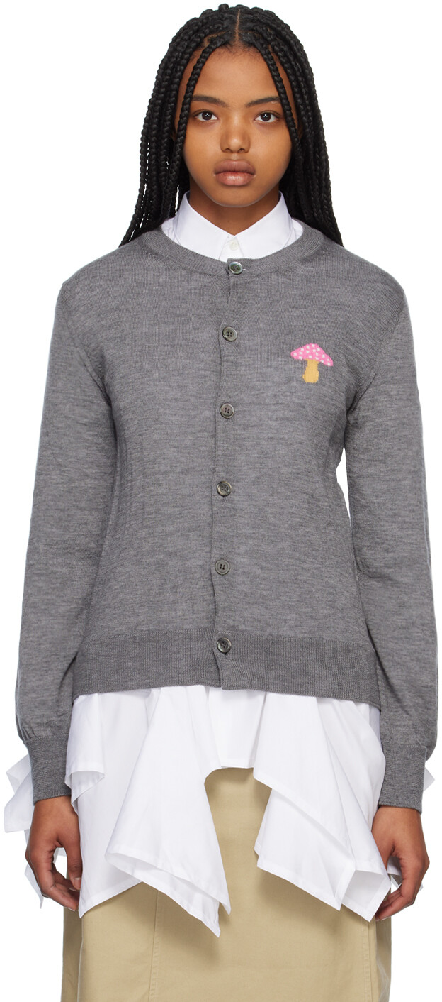 Рубашка Comme des Garcons Серый кардиган с грибами Brett Westfall Edition Comme des Garçons
Рубашка Comme des Garcons Серый кардиган с грибами Brett Westfall Edition Comme des Garçons