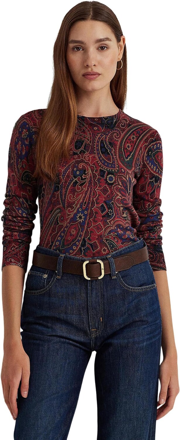 Свитер из смесового хлопка с рисунком пейсли в клетку LAUREN Ralph Lauren, цвет Red/Black/Multi
Свитер из смесового хлопка с рисунком пейсли в клетку LAUREN Ralph Lauren, цвет Red/Black/Multi