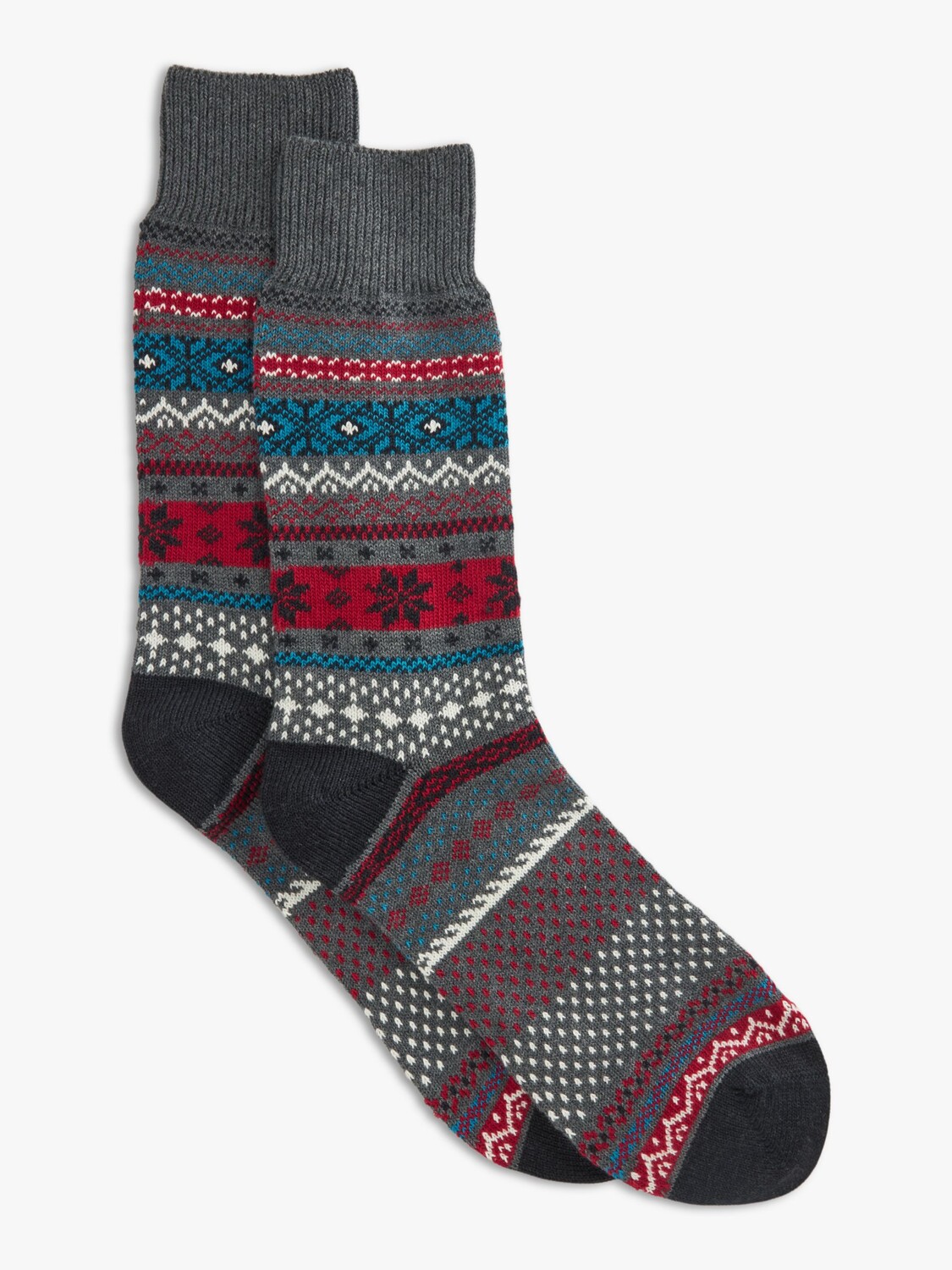 Носки-ботинки из хлопковой смеси Fair Isle, сделано в Италии. John Lewis, уголь/мульти
Носки-ботинки из хлопковой смеси Fair Isle, сделано в Италии. John Lewis, уголь/мульти