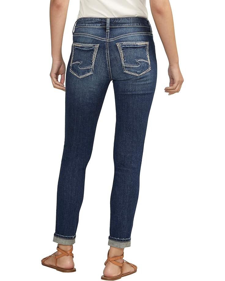 Джинсы Silver Jeans Co. Girlfriend Mid-Rise Slim Fit Jeans L27129SCV318, индиго
Джинсы Silver Jeans Co. Girlfriend Mid-Rise Slim Fit Jeans L27129SCV318, индиго